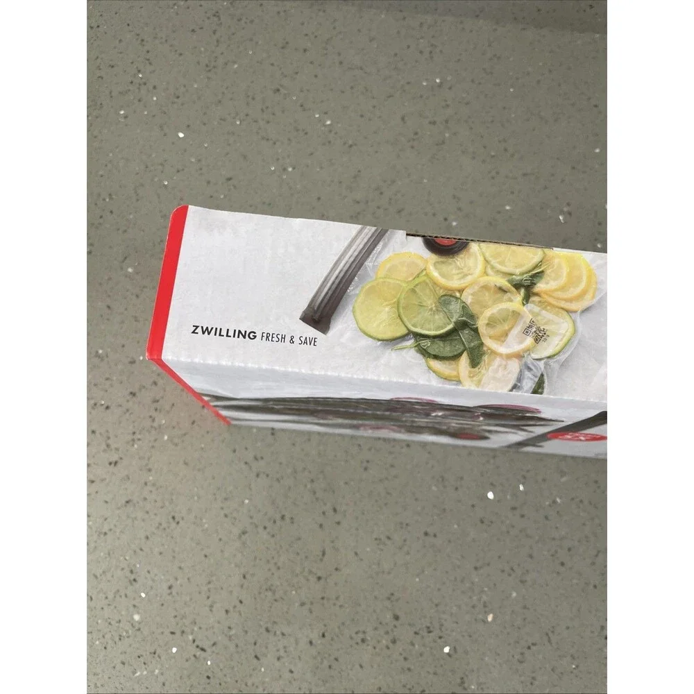 ZWILLING Fresh & Save Set 3-pc Vacuum Sealer Bag for Food, 2 1/4 Gallon UNOPENED